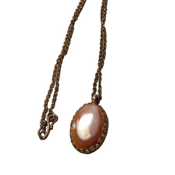 Necklace, Copper and Agate Handmade Pendant, Artisan, NEW, 18” - Picture 1 of 6